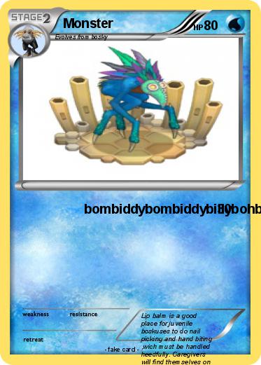 Pokemon Monster