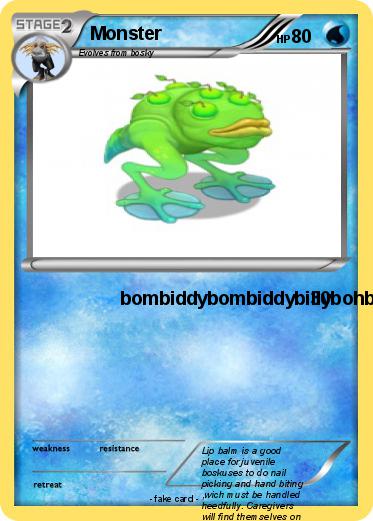 Pokemon Monster