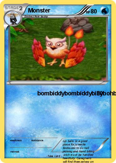 Pokemon Monster