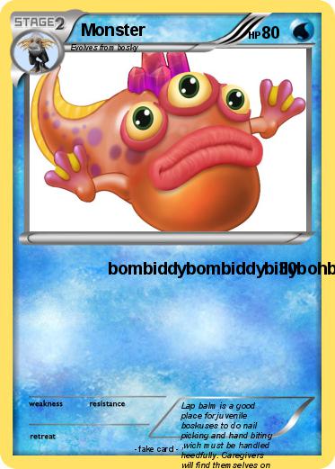 Pokemon Monster