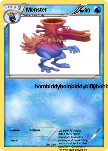 Pokemon Monster