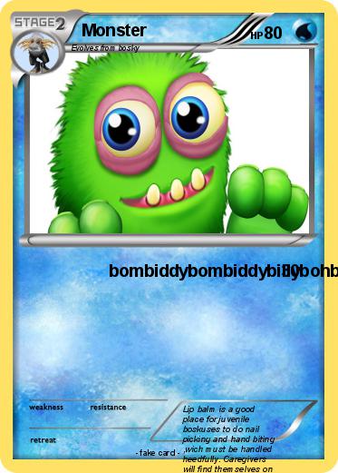 Pokemon Monster