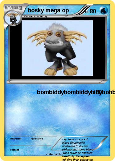Pokemon bosky mega op