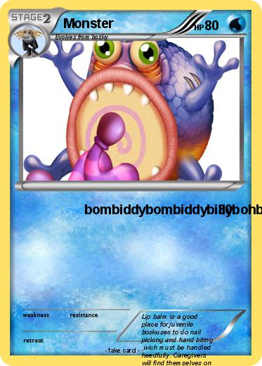 Pokemon Monster