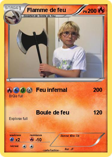 Pokemon Flamme de feu