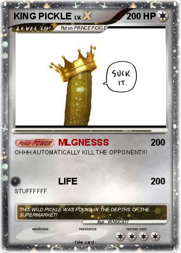 Pokemon KING PICKLE