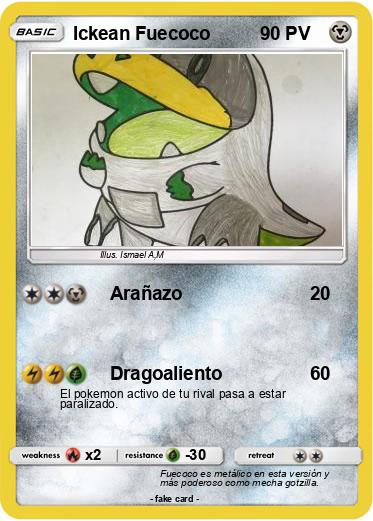 Pokemon Ickean Fuecoco