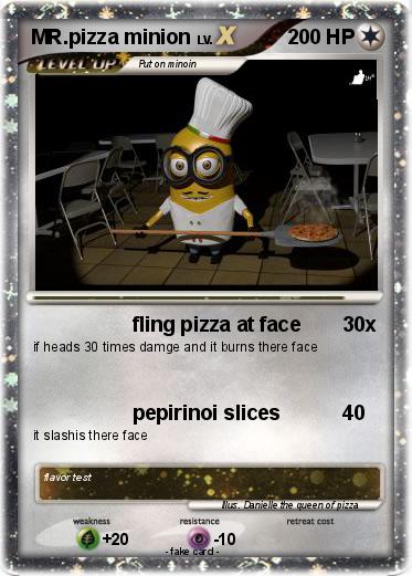 Pokemon MR.pizza minion