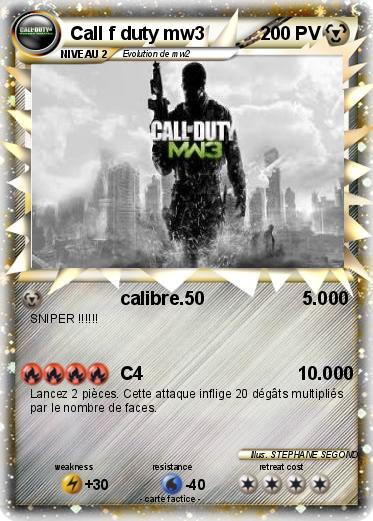 Pokemon Call f duty mw3