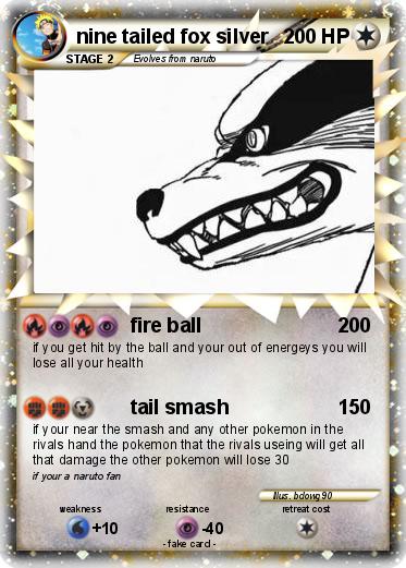 Pokemon nine tailed fox silver