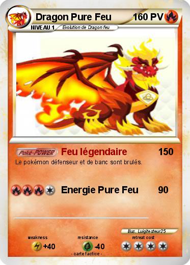 Pokemon Dragon Pure Feu