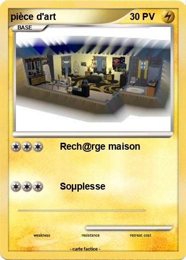 Pokemon pièce d'art
