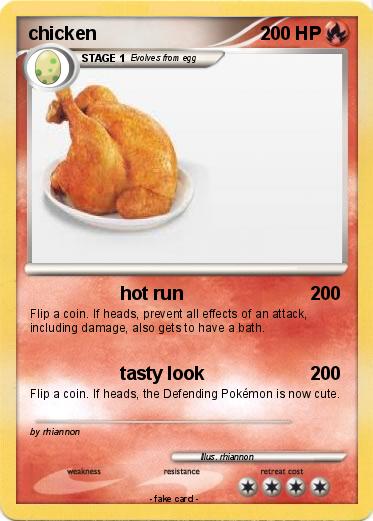 Pokemon chicken