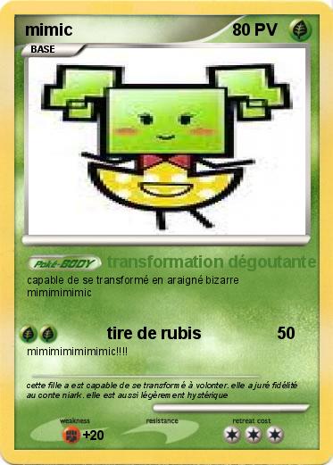 Pokemon mimic