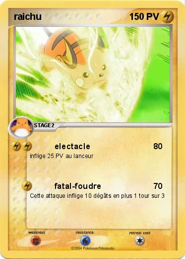 Pokemon raichu