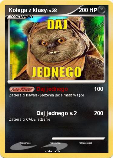 Pokemon Kolega z klasy