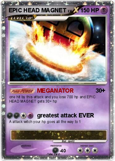 Pokemon EPIC HEAD MAGNET