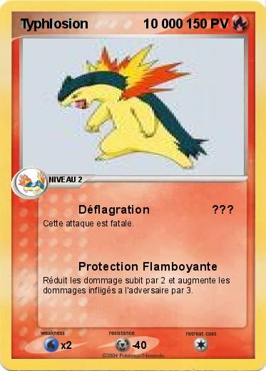Pokemon Typhlosion               10 000