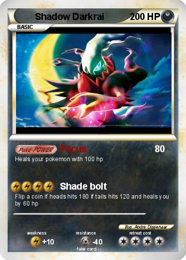 Pokemon Shadow Darkrai