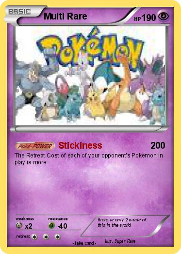 Pokemon Multi Rare
