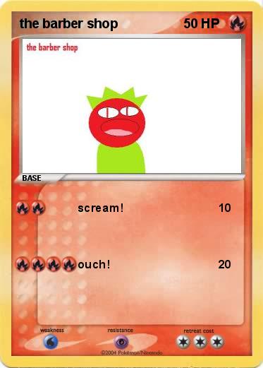 Pokemon the barber shop