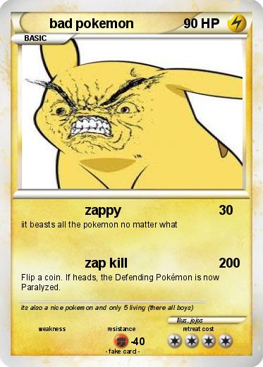 Pokemon bad pokemon