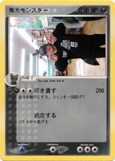 Pokemon 青木モンスター