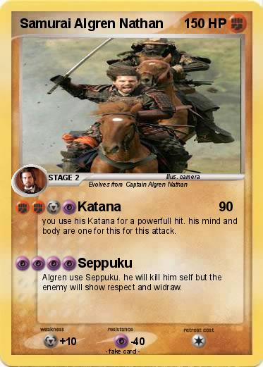 Pokemon Samurai Algren Nathan