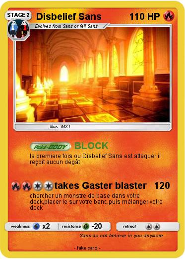 Pokemon Disbelief Sans