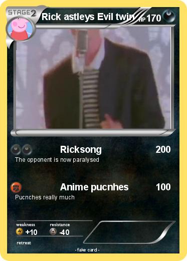 Pokemon Rick astleys Evil twin