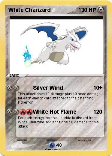 Pokemon White Charizard