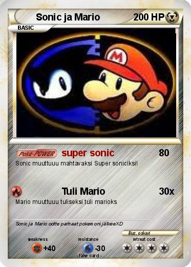 Pokemon Sonic ja Mario