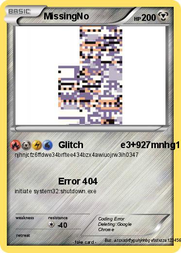 Pokemon MissingNo