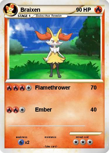 Pokemon Braixen