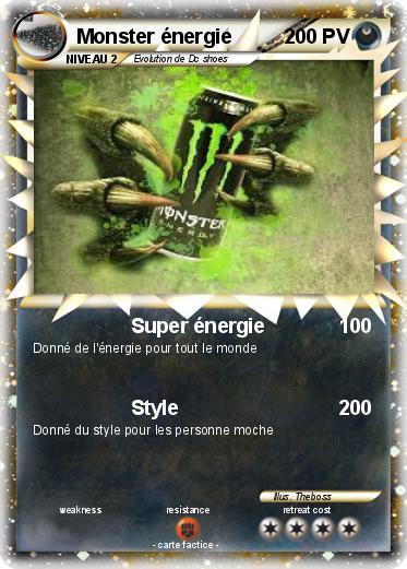 Pokemon Monster énergie