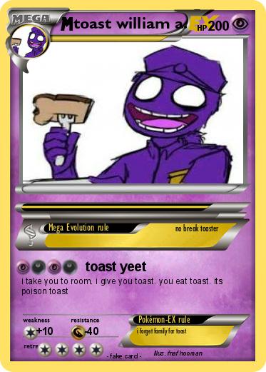 Pokemon toast william a.