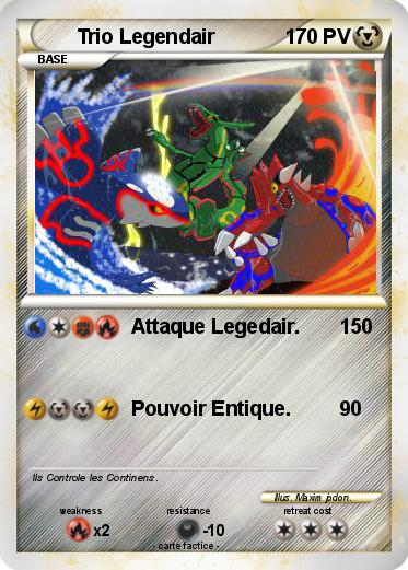 Pokemon Trio Legendair