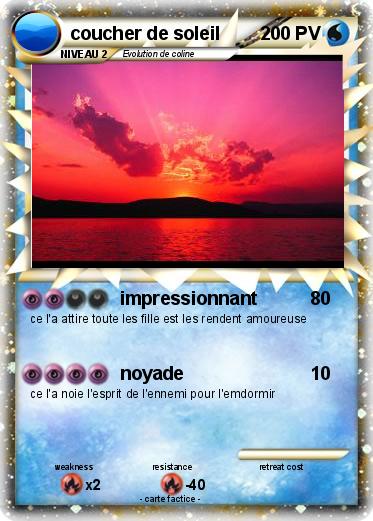 Pokemon coucher de soleil