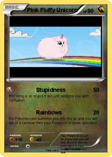 Pokemon Pink Fluffy Unicorn