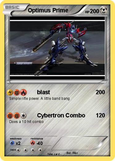 Pokemon Optimus Prime