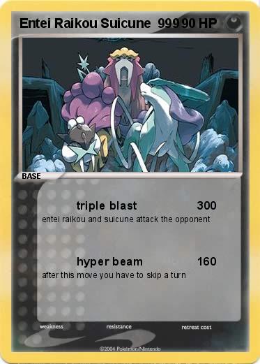 Pokemon Entei Raikou Suicune  999
