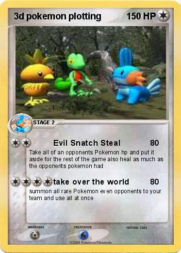 Pokemon 3d pokemon plotting
