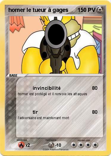 Pokemon homer le tueur à gages