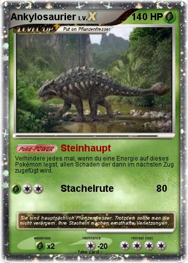 Pokemon Ankylosaurier