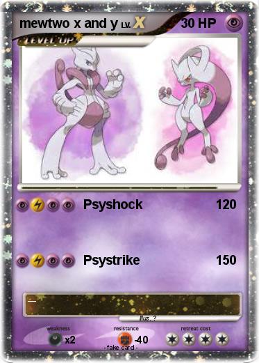 Pokemon mewtwo x and y