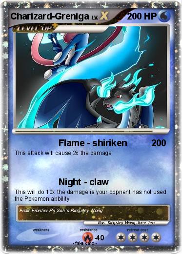 Pokemon Charizard-Greniga