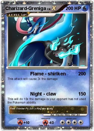 Pokemon Charizard-Greniga