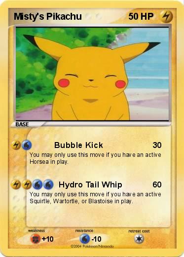 Pokemon Misty's Pikachu