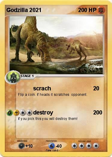 Pokemon Godzilla 2021
