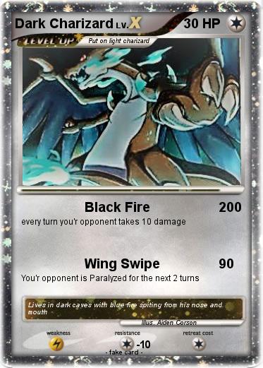 Pokemon Dark Charizard